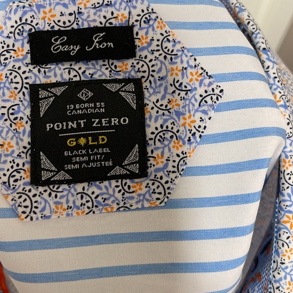 Point Zero Easy Iron floral button down - Picture 7 of 7